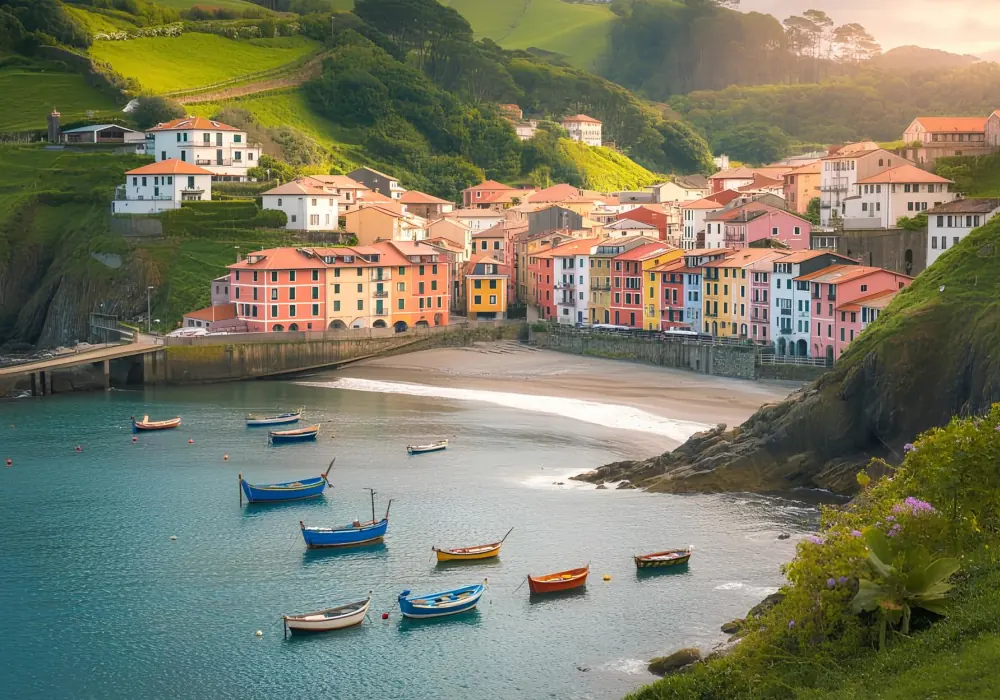 Cudillero is a colorful natural amphitheater