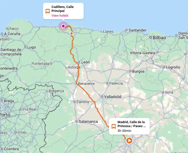 How to get to Cudillero