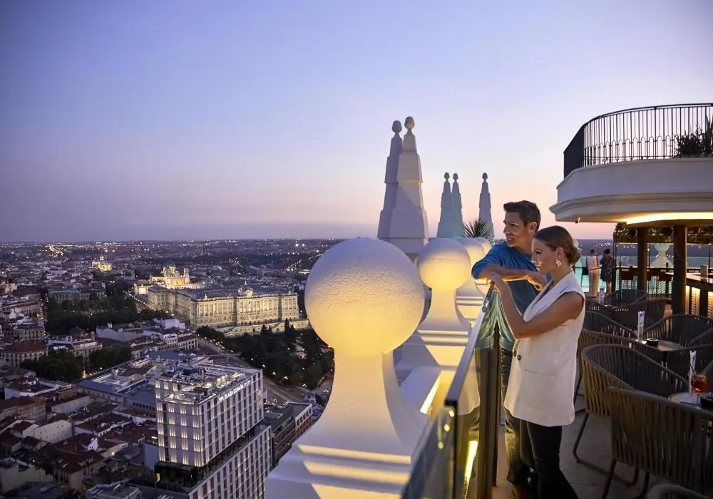 5 highest hotels in Madrid